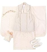 Amazon | 七五三 着物 3歳 販売 [なごみや] 被布セット モダン 花柄 髪